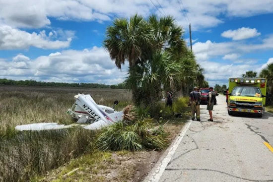 Plane Crash on Pine Island Drive in Hernando County Leaves Two with Minor Injuries