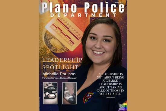 Plano Police Celebrate Forensic Services Leader Michelle Paulson for Innovative and Supportive Team Leadership