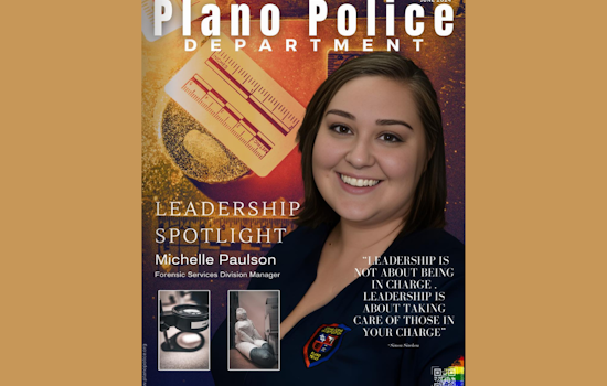 Plano Police Celebrate Forensic Services Leader Michelle Paulson for Innovative and Supportive Team Leadership