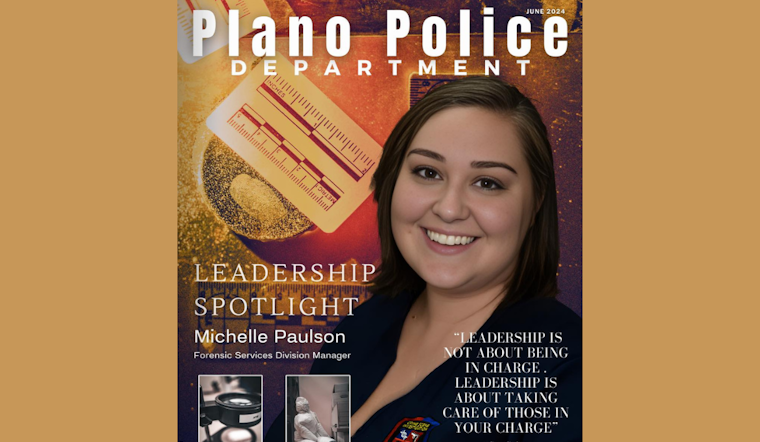 Plano Police Celebrate Forensic Services Leader Michelle Paulson for Innovative and Supportive Team Leadership