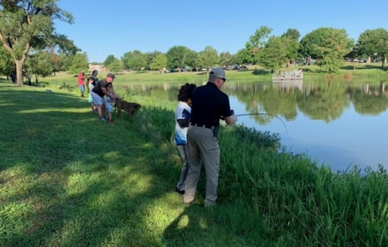 Plano Police Officers Bond with Local Youth Through Fishing Outreach Program