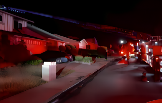 Pleasanton Home Engulfed in Late Night Blaze, Firefighters Rapidly Contain Spread