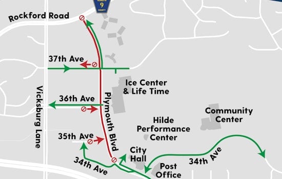 Plymouth Boulevard Closure Begins June 7 Amidst City Improvements; Detours Set for Commuters and Visitors