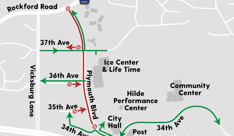 Plymouth Boulevard Closure Begins June 7 Amidst City Improvements; Detours Set for Commuters and Visitors