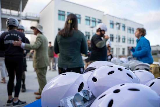 Point Loma Embraces Greener Travel with Over 100 New Bike Helmets Distributed at Safety Event