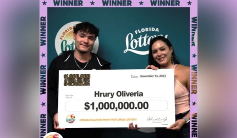 Pompano Beach Teenager Hyury Oliveira Wins Million Dollar Lottery Prize with Lucky Scratch-Off