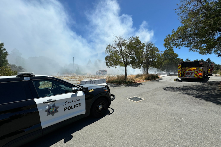 Quick Response from San Rafael Firefighters Subdues Grass Fire, Investigation Underway