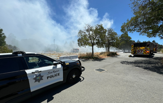Quick Response from San Rafael Firefighters Subdues Grass Fire, Investigation Underway
