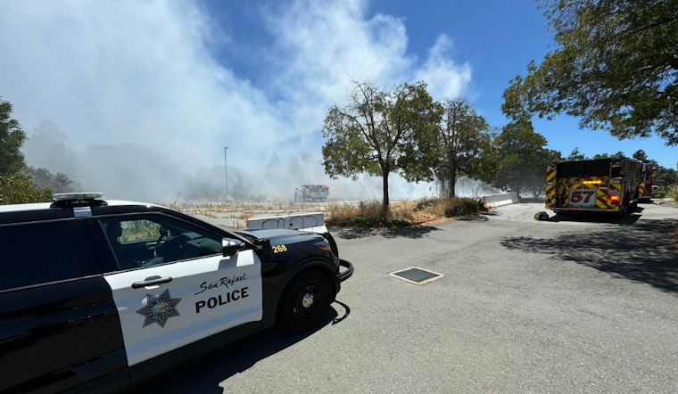 Quick Response from San Rafael Firefighters Subdues Grass Fire, Investigation Underway
