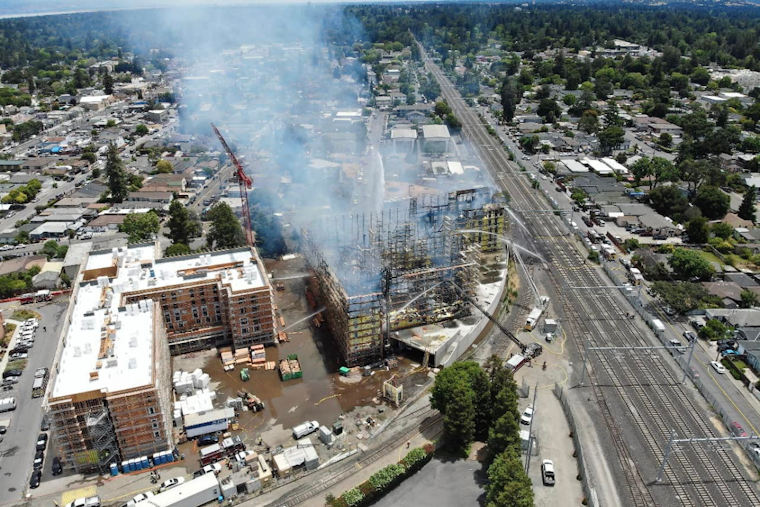 Residents Return Home as Redwood City Firefighters Contain Fifth-Floor Blaze on Middlefield Rd.