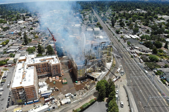 Residents Return Home as Redwood City Firefighters Contain Fifth-Floor Blaze on Middlefield Rd.