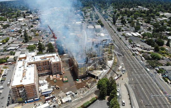 Residents Return Home as Redwood City Firefighters Contain Fifth-Floor Blaze on Middlefield Rd.