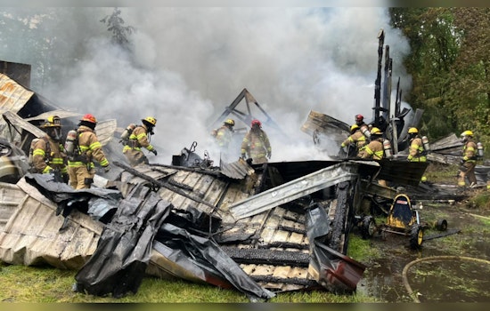 Ridgefield Barn Fire Claims One Life, Fire Crews Rescue Chickens and Address Medical Emergency