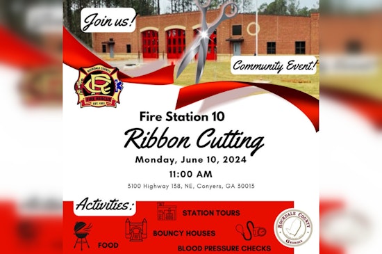 Rockdale County Celebrates Opening of New Fire Station #10 in Conyers with Community Festivities
