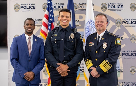 Saint Paul Police Department Honors New Officer Cordarius Boyd for Exemplary Performance and Dual Service to Nation and Community