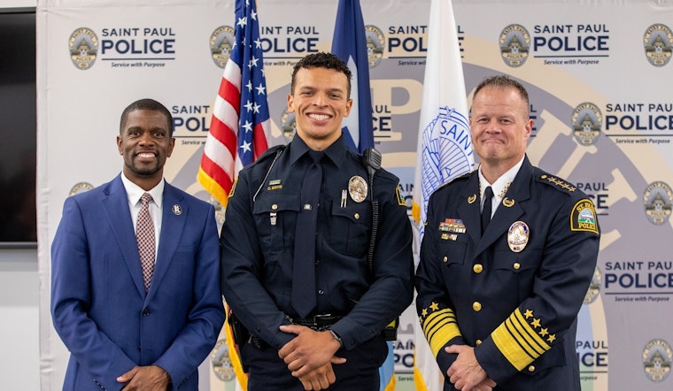 Saint Paul Police Department Honors New Officer Cordarius Boyd for Exemplary Performance and Dual Service to Nation and Community