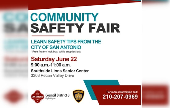 San Antonio Leaders Partner with SAPD to Host Community Safety Fair, Offer Free Gun Safety Lock Boxes