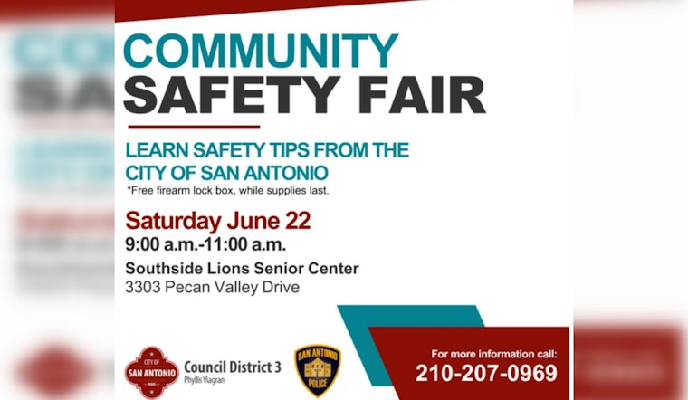 San Antonio Leaders Partner with SAPD to Host Community Safety Fair, Offer Free Gun Safety Lock Boxes
