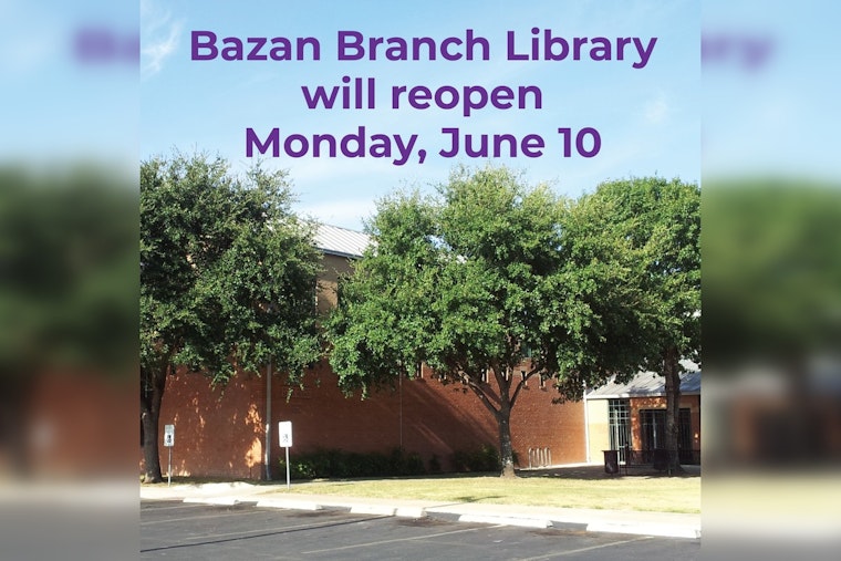 San Antonio’s Bazan Branch Library Reopens with Upgrades, Ready for Summer Events