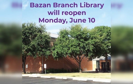 San Antonio’s Bazan Branch Library Reopens with Upgrades, Ready for Summer Events
