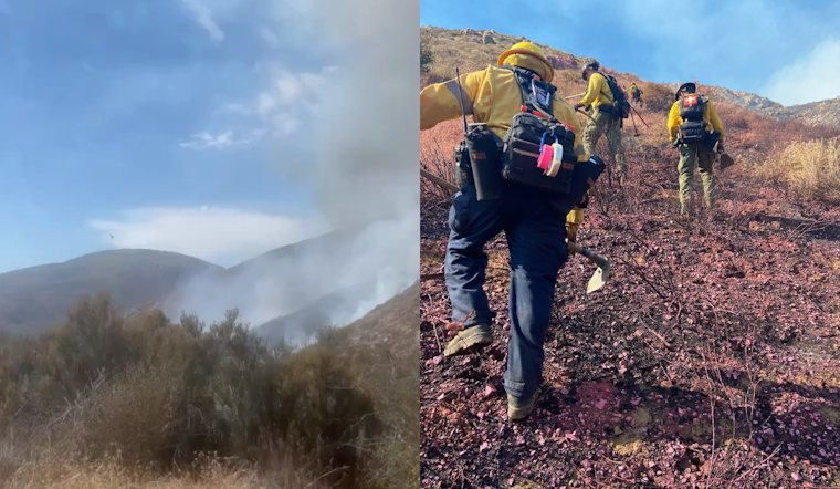 San Diego Firefighters Contain 137-Acre Border 58 Fire Near Otay Truck Trail