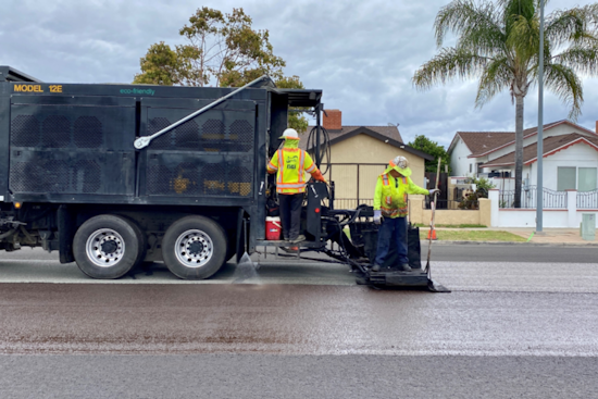 San Diego Rolls Out Slurry Seal Road Enhancement Projects in Otay Mesa-Nestor, Navajo, and Serra Mesa