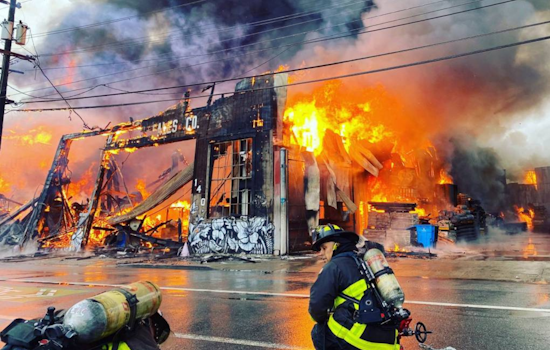 San Francisco Firefighters Rapidly Contain Blaze Near Van Ness and Aquatic Park, No Injuries Reported