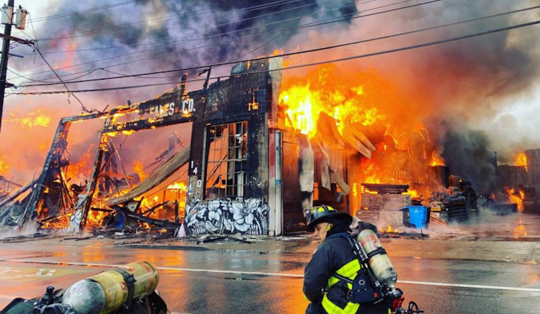 San Francisco Firefighters Rapidly Contain Blaze Near Van Ness and Aquatic Park, No Injuries Reported