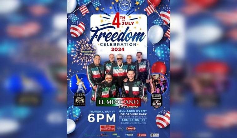 San Luis Gears Up for Spectacular 4th of July Festivities with Fireworks and Live Music at Joe Orduño Park