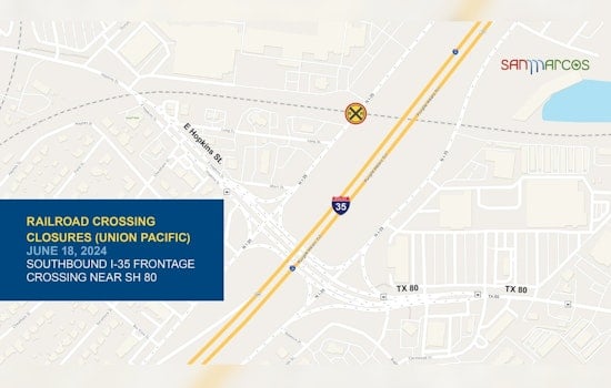 San Marcos Faces Temporary Traffic Challenges Amid Union Pacific Railroad Maintenance