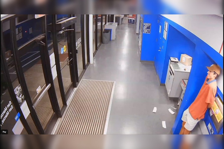 San Marcos Police Seek Public's Help to Identify Suspect in Post Office Vandalism Case