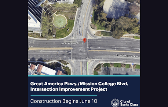 Santa Clara Commuters Alert: Major Construction at Great America Pkwy. and Mission College Blvd. to Cause Heavy Traffic Through Fall 2025