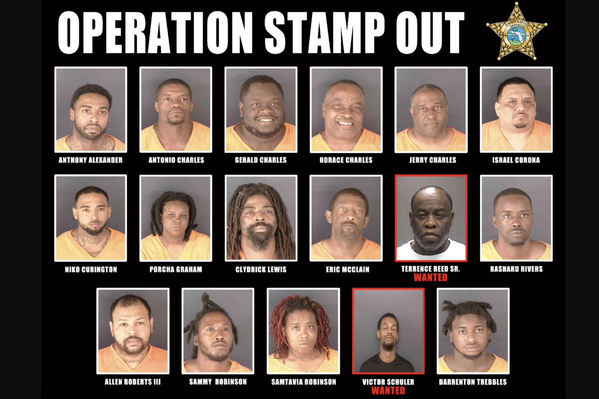 Sarasota County Undercover Operation Nets 15 Arrests And Seizes Drugs