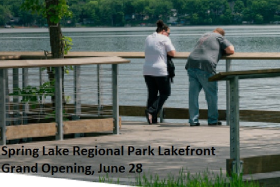Scott County Welcomes Visitors to Spring Lake Regional Park Lakefront Grand Opening with Free Ice Cream and Activities