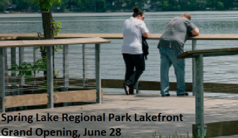 Scott County Welcomes Visitors to Spring Lake Regional Park Lakefront