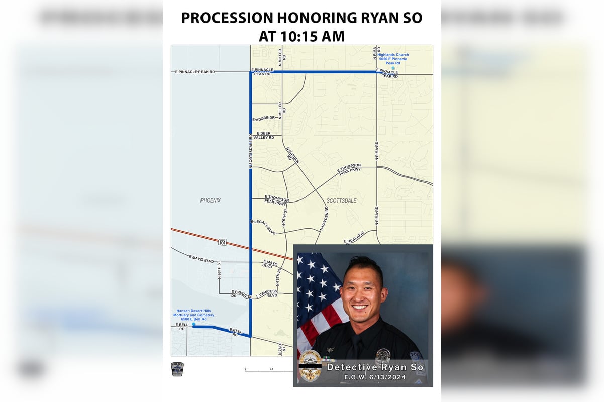 Scottsdale Community Honors Legacy Of Fallen Detective Ryan So In