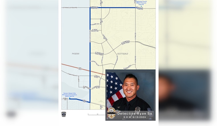 Scottsdale Community Honors Legacy of Fallen Detective Ryan So in Exclusive Ceremony