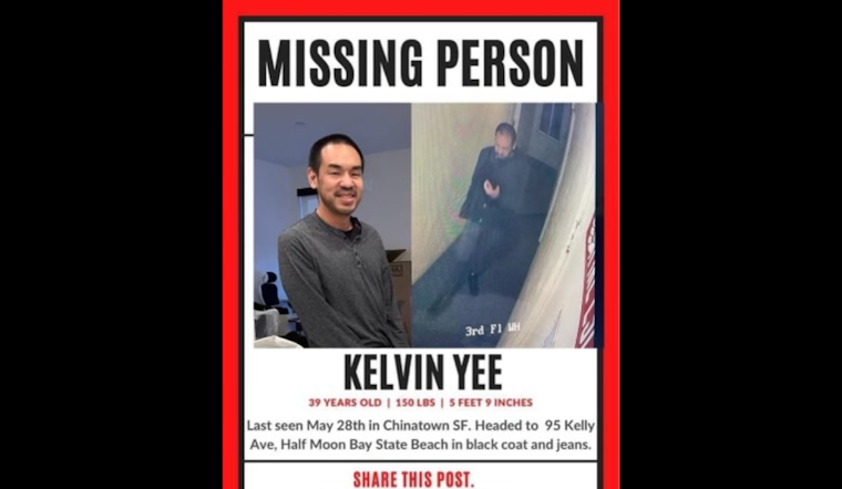 Search Intensifies for Missing North Beach Resident Kelvin Yee Last Seen in San Francisco's Chinatown
