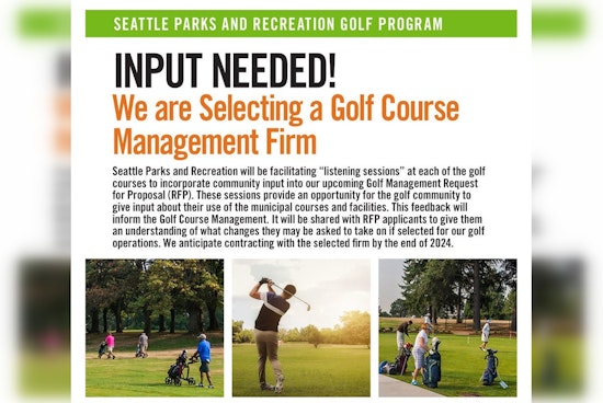 Seattle Parks and Recreation Seeks Golfer Input for New Golf Management Firm RFP