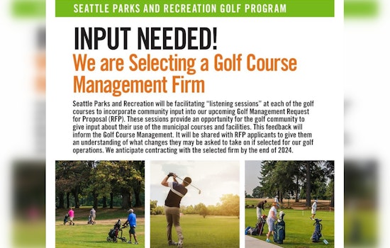 Seattle Parks and Recreation Seeks Golfer Input for New Golf Management Firm RFP