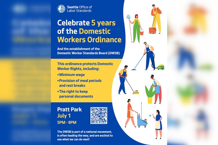 Seattle to Celebrate Milestone 5th Anniversary of Domestic Workers Ordinance with Festivities at Pratt Park
