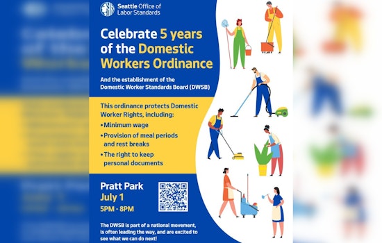 Seattle to Celebrate Milestone 5th Anniversary of Domestic Workers Ordinance with Festivities at Pratt Park