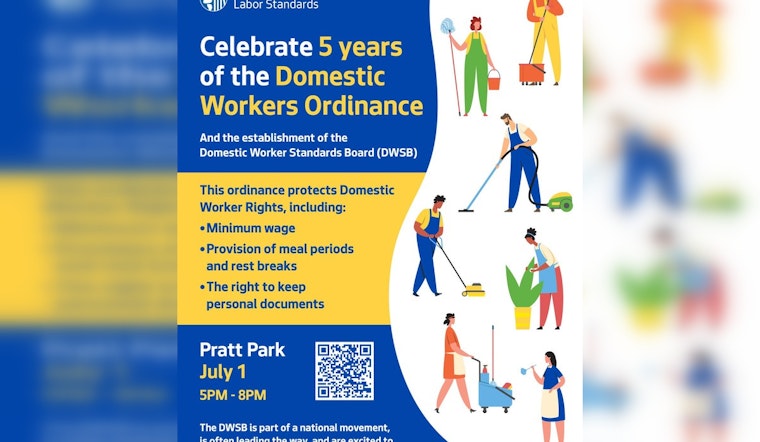 Seattle to Celebrate Milestone 5th Anniversary of Domestic Workers Ordinance with Festivities at Pratt Park