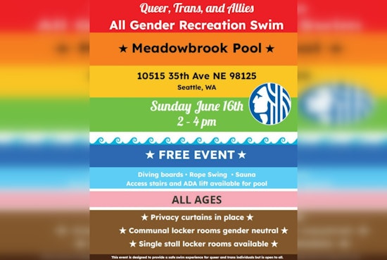 Seattle's Meadowbrook Pool Hosts Free All Gender Swim for Queer, Trans Communities and Allies