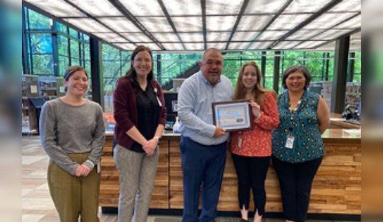Seguin Public Library's Abbey Daake Honored as Employee of the Month for Outstanding Service