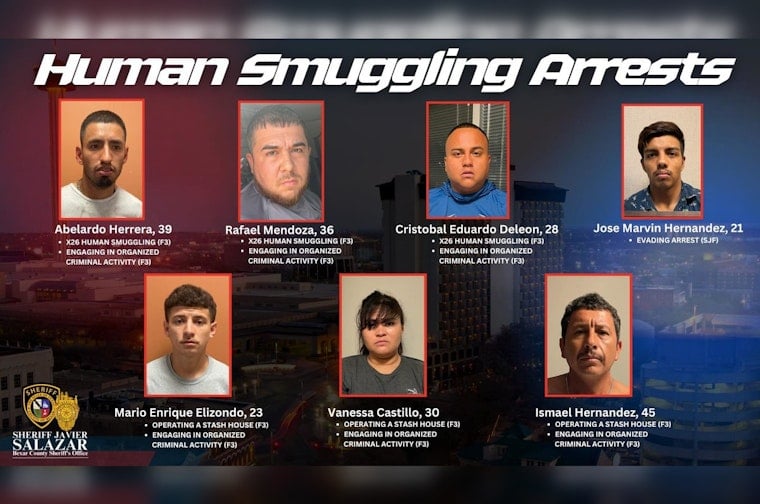 Seven Suspected Human Smugglers Charged in Bexar County After Migrants Found in Oak Island