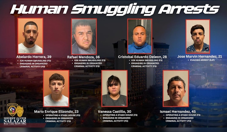 Seven Suspected Human Smugglers Charged in Bexar County After Migrants Found in Oak Island