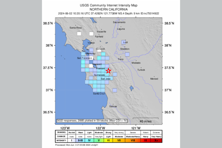 South Bay Awakens to 3.4 Magnitude Earthquake, No Damages Reported
