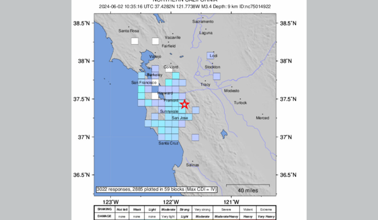 South Bay Awakens to 3.4 Magnitude Earthquake, No Damages Reported