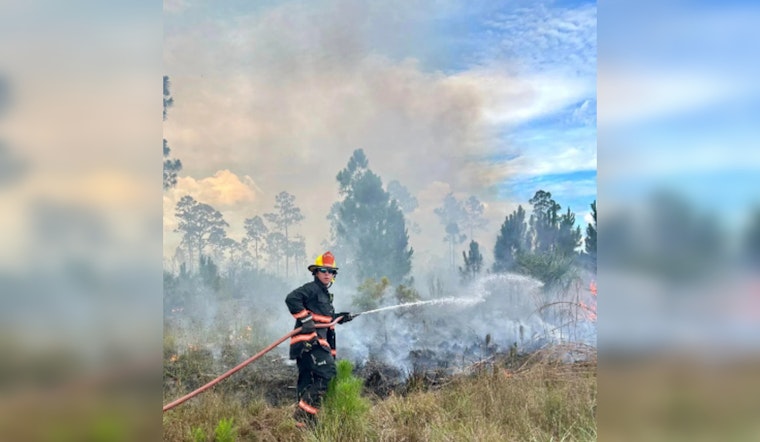 St. Lucie County Firefighters Contain 25-Acre Brush Fire Near Glades Cut-Off Road